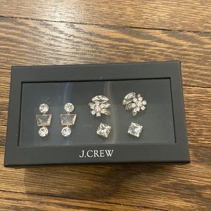 Three Pairs J. Crew Earrings